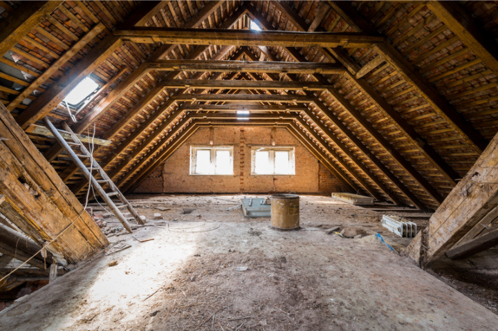 Attic roof sheathing types